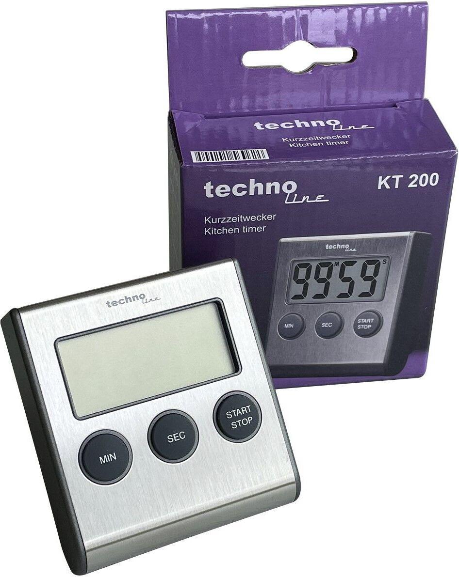 Techno Line 10002183 Kt 200 Technoline Sveglia Digitale A Tempo Ridotto