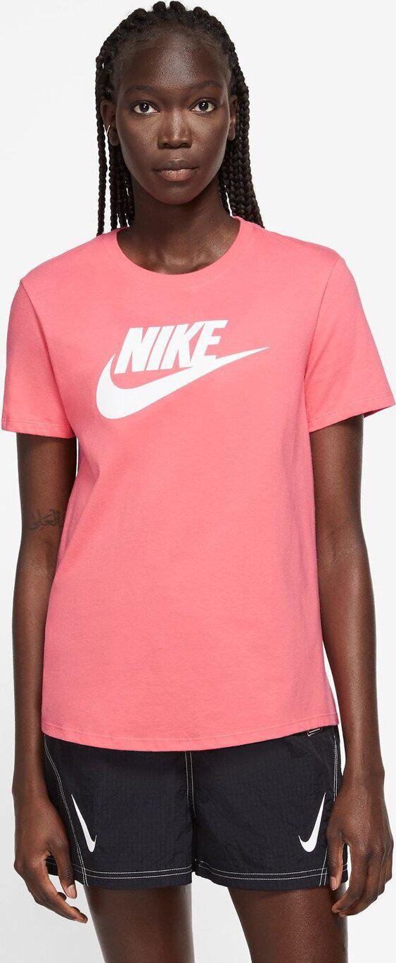 Nike W Nsw Tee Essntl Icn Ftra 894 Mare Corallo / Bianco 894 Mare Corallo / Bianco Xs