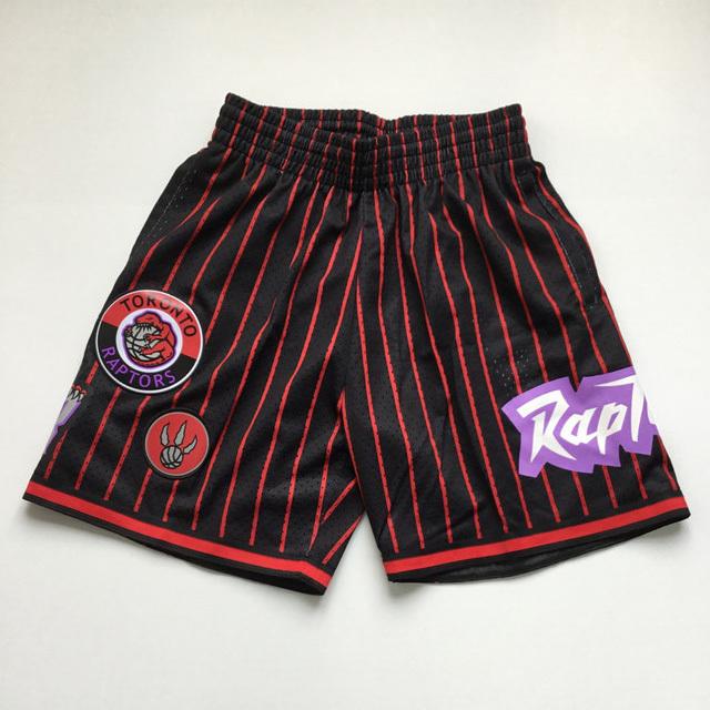 Pantaloncini Mitchell & Ness Toronto Raptors City Collection Mesh Short Nero/Rosso - L