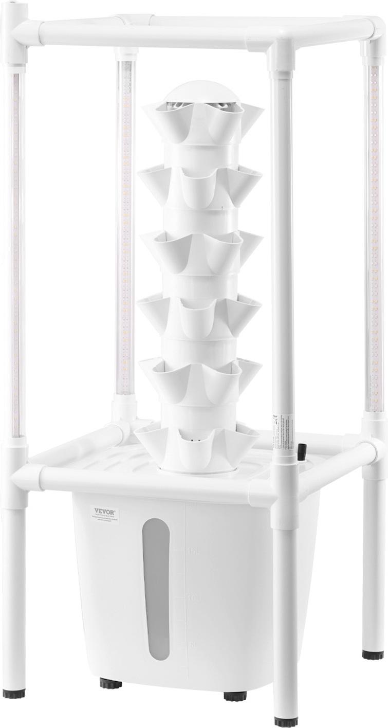 Vevor Sistema Di Coltivazione Idroponica Con Luce Di Crescita, Torre Idroponica A 30 Slot Con 6 Livelli, Giardino Idronico Per Casa Con Pompa Dell'acqua