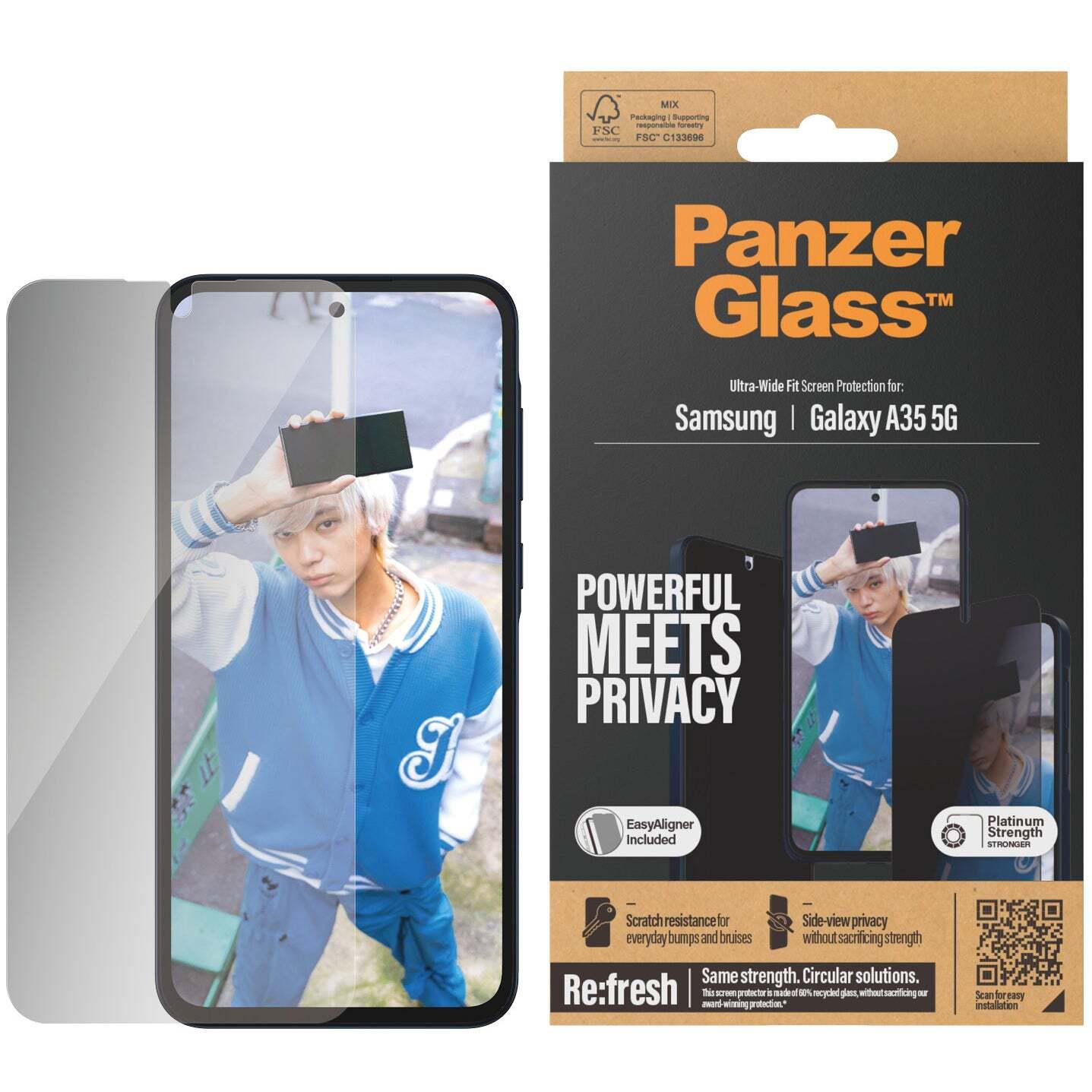 Panzerglass Privacy Samsung New A34 5G Uwf