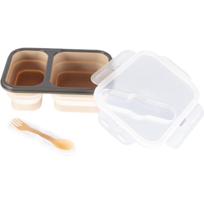 Zopa Silicone Lunch Box Large servies Sand Beige 21x15 cm 1 st