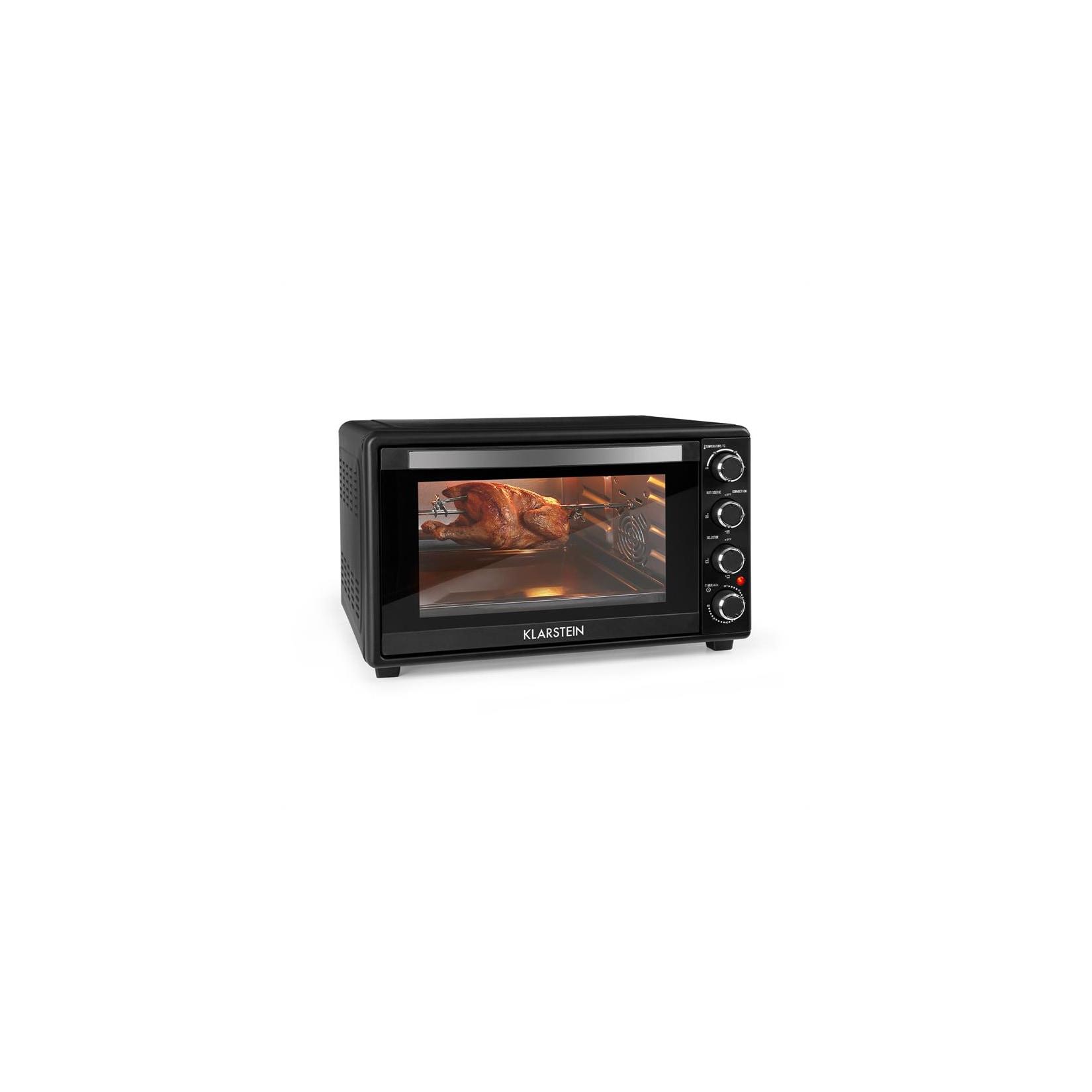 Klarstein Masterchef 60 Mini-Backofen 60l 2000W 100-230 °C Timer schwarz Schwarz 60 Liter