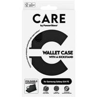 Wallet Case Mit Kickstand, HandyhüLle Schwarz, Samsung Galaxy S24 FE 5G