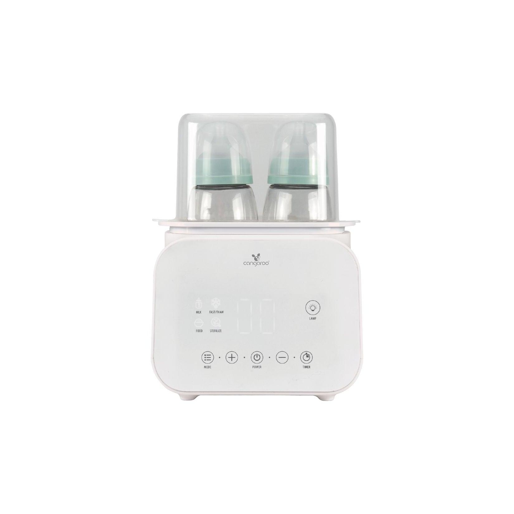Cangaroo Flaschenwärmer 4 in 1 Tummy Erwärmen Aufwärmen Auftauen Sterilisieren weiß