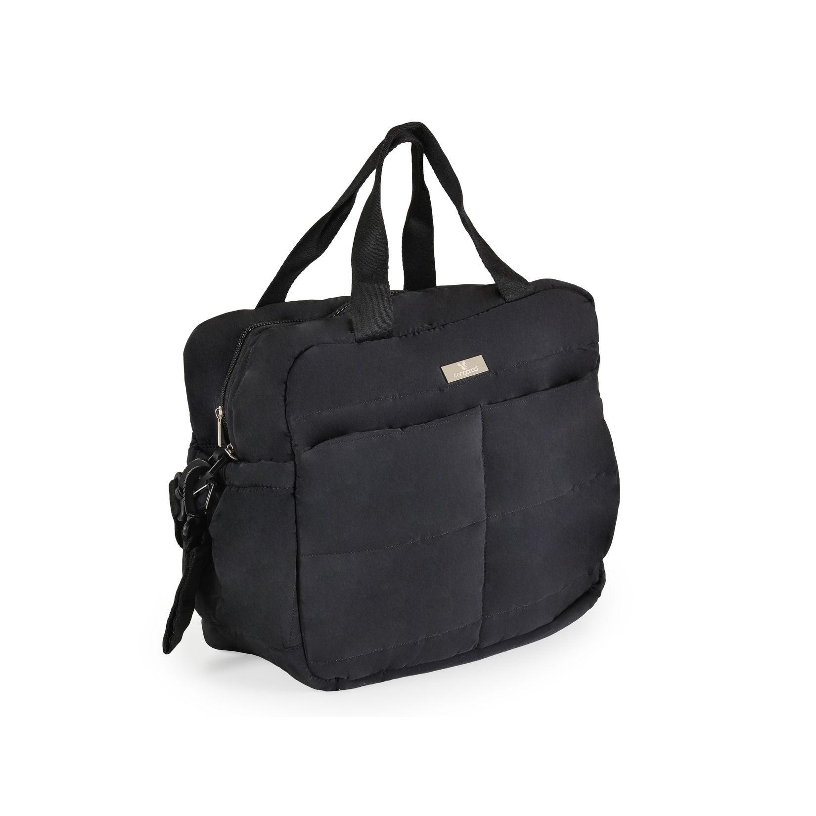 Cangaroo Wickeltasche Solana Clips Wickelunterlage Seitentaschen Isoliertasche schwarz