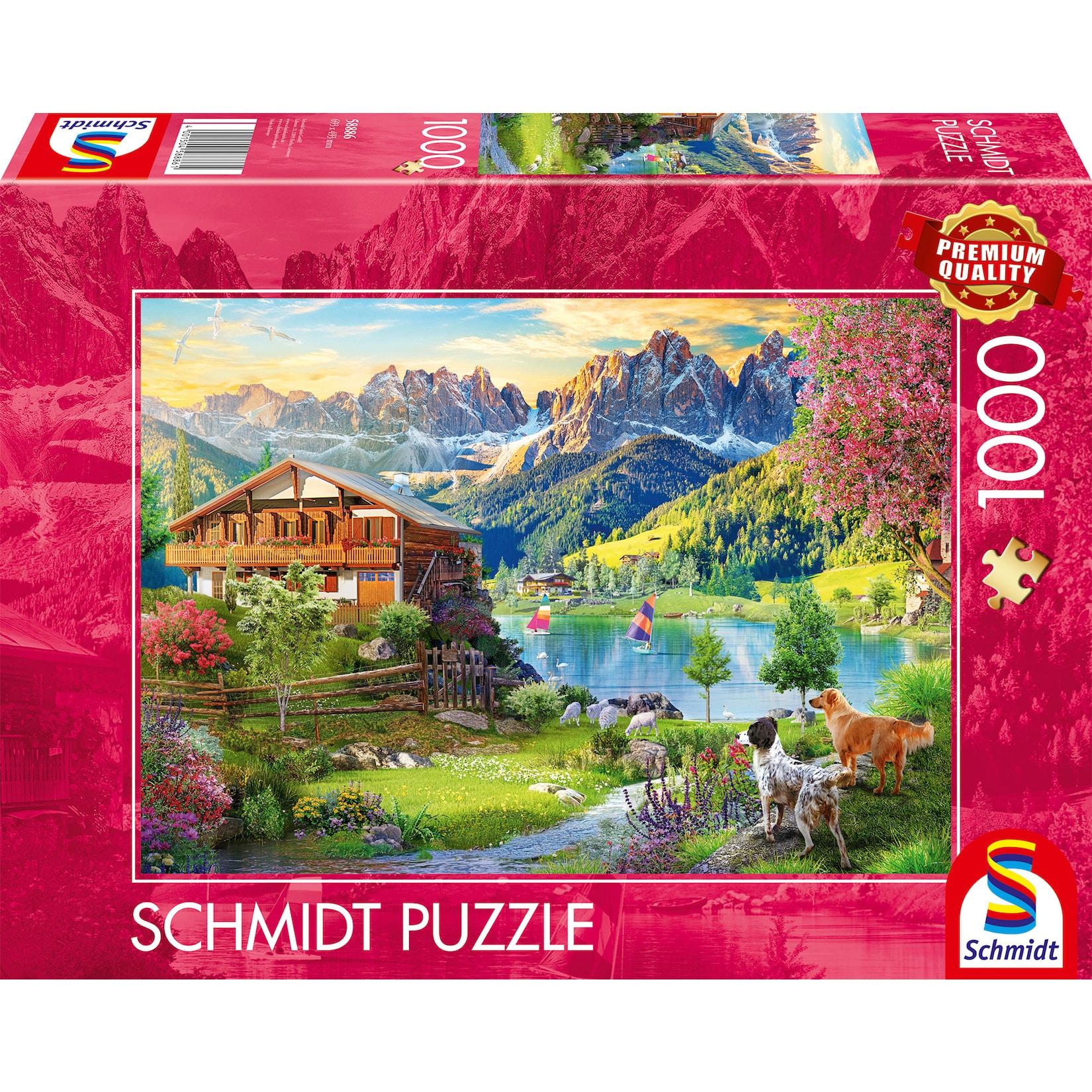 Schmidt Spiele Puzzle Erholung in den Dolomiten