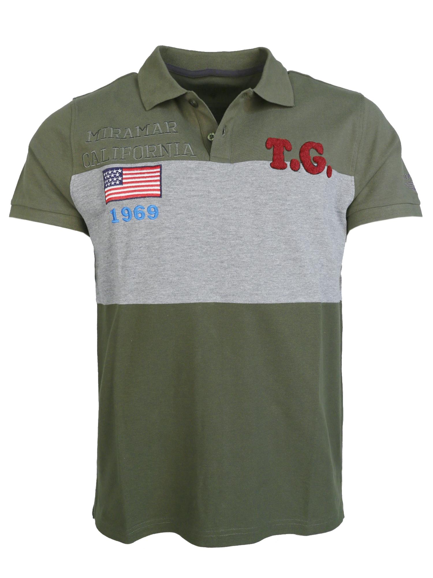 T-Shirt Top Gun "TG20201019", Herren, Gr. 54XL, GrüN (Olive), Obermaterial: 100% Baumwolle, Shirts T-Shirt