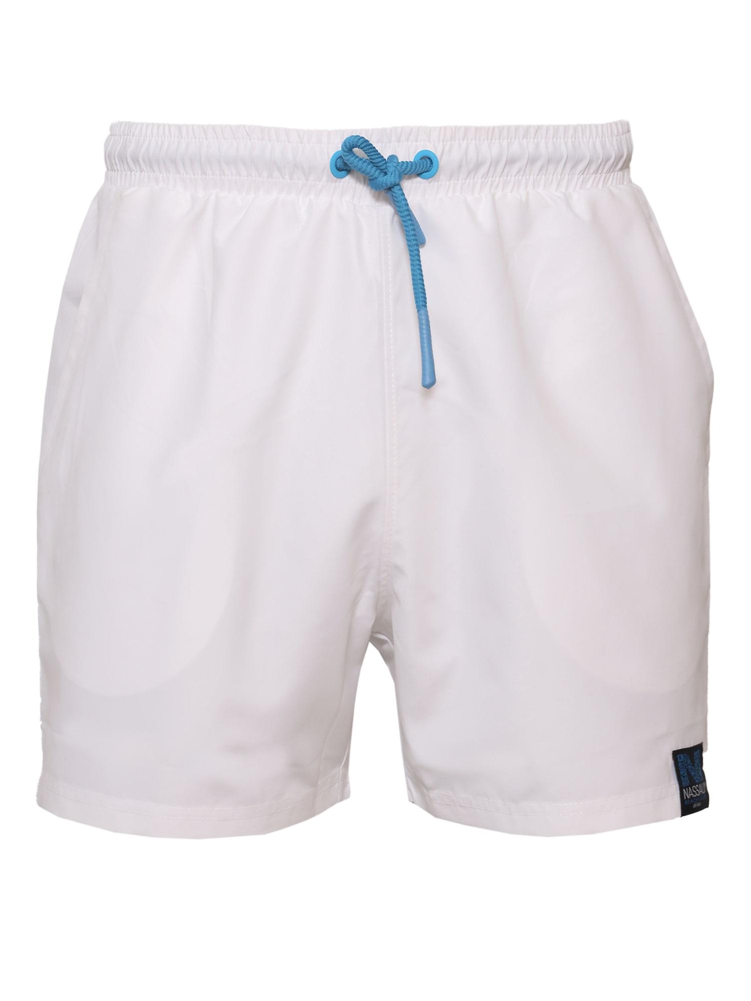 Badehose Nassau Beach "NB231017", Herren, Gr. 54XL, Us-GrößEn, Weiß (Sanftes Weiß), 100% Polyester, Badehosen Badehose