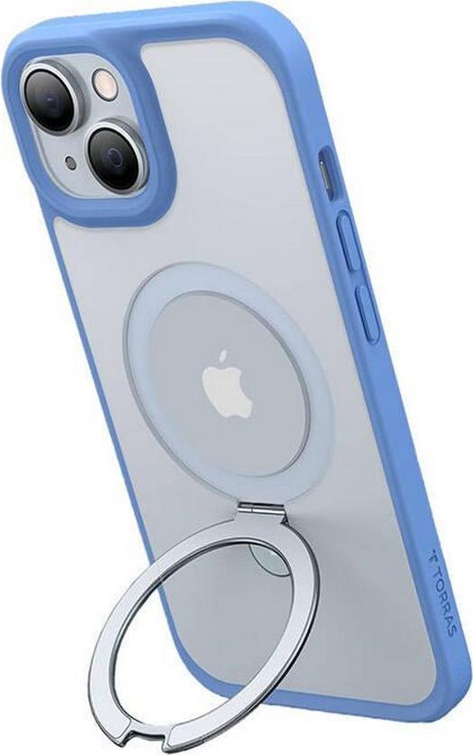 Torras Phone Case Ostand Matte For Iphone 15 (Navy Blue)