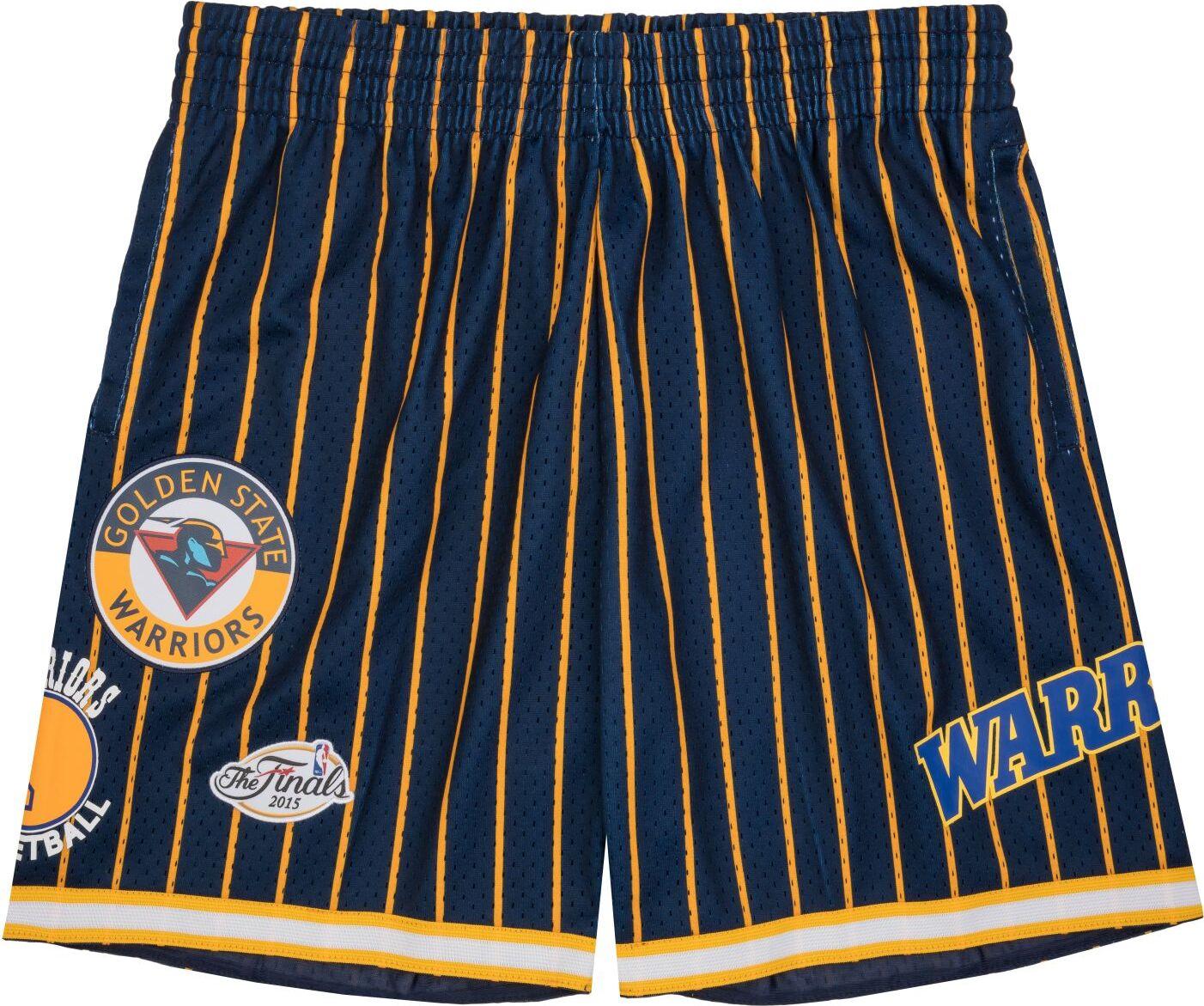 Pantaloncini Mitchell & Ness Golden State Warriors City Collection Mesh Short Navy/Gold - M