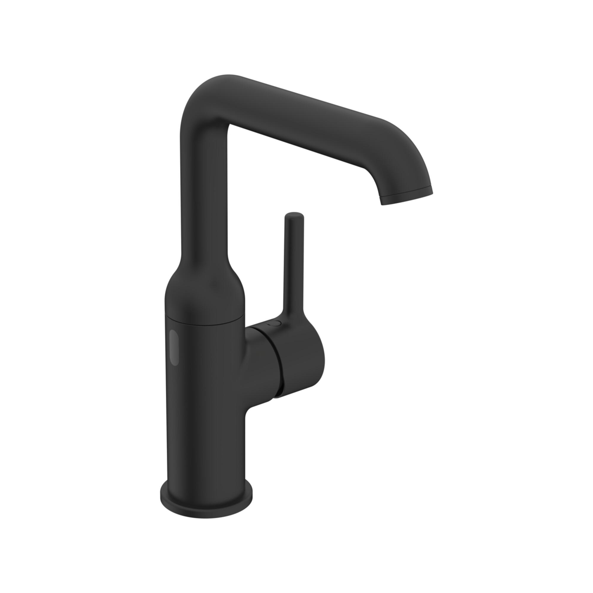 Hansa Waschtisch-Einhebelmischer Hansavantis Style Hyb. Hybrid/Batteriebetrieb, A 147Mm, Matt-Sw (5460220933)