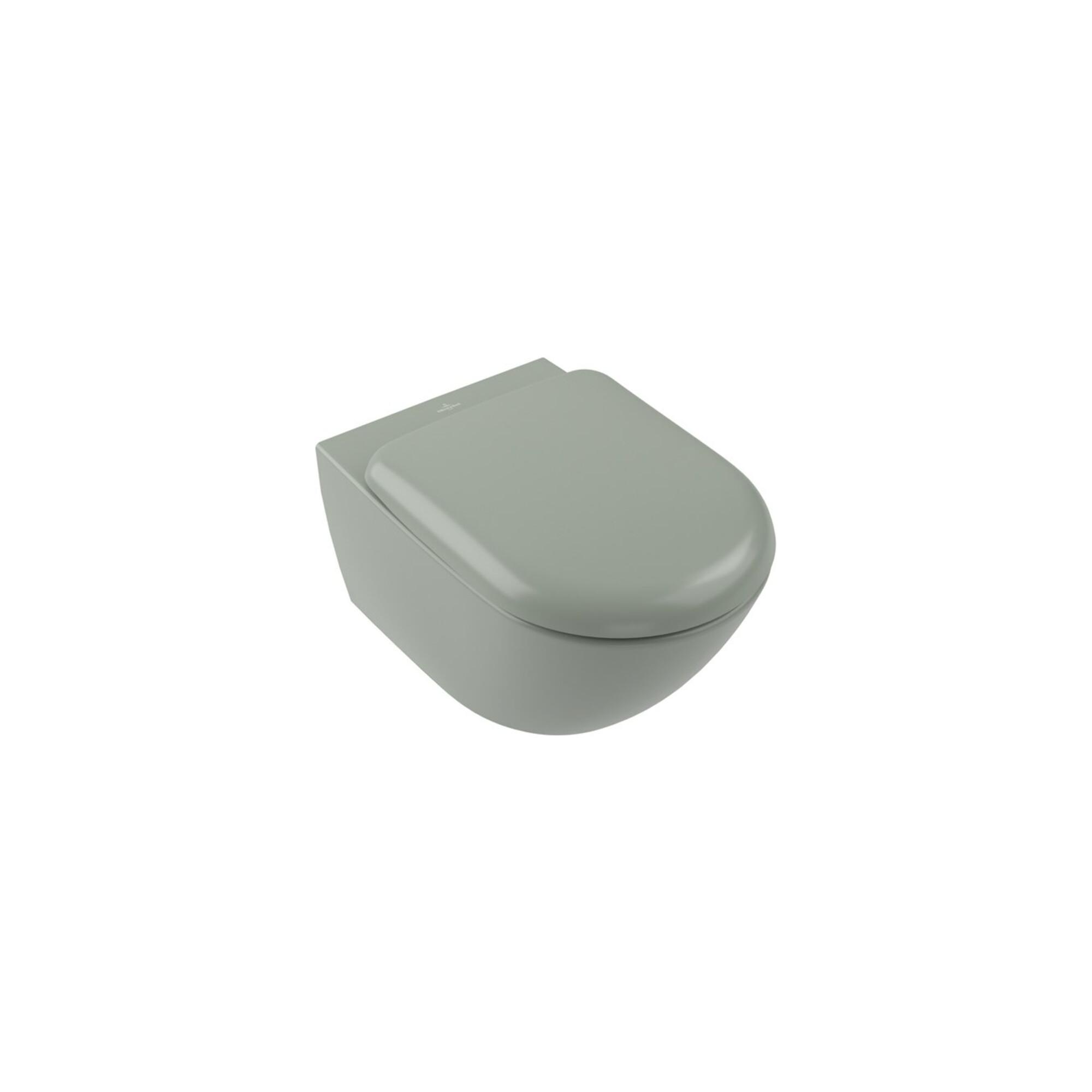 V&B Wand-TiefspüLer Twistflush Antao 37,5X56Cm, Randl., Morning Green C-Plus ; Villeroy & Boch (4674T0R8)