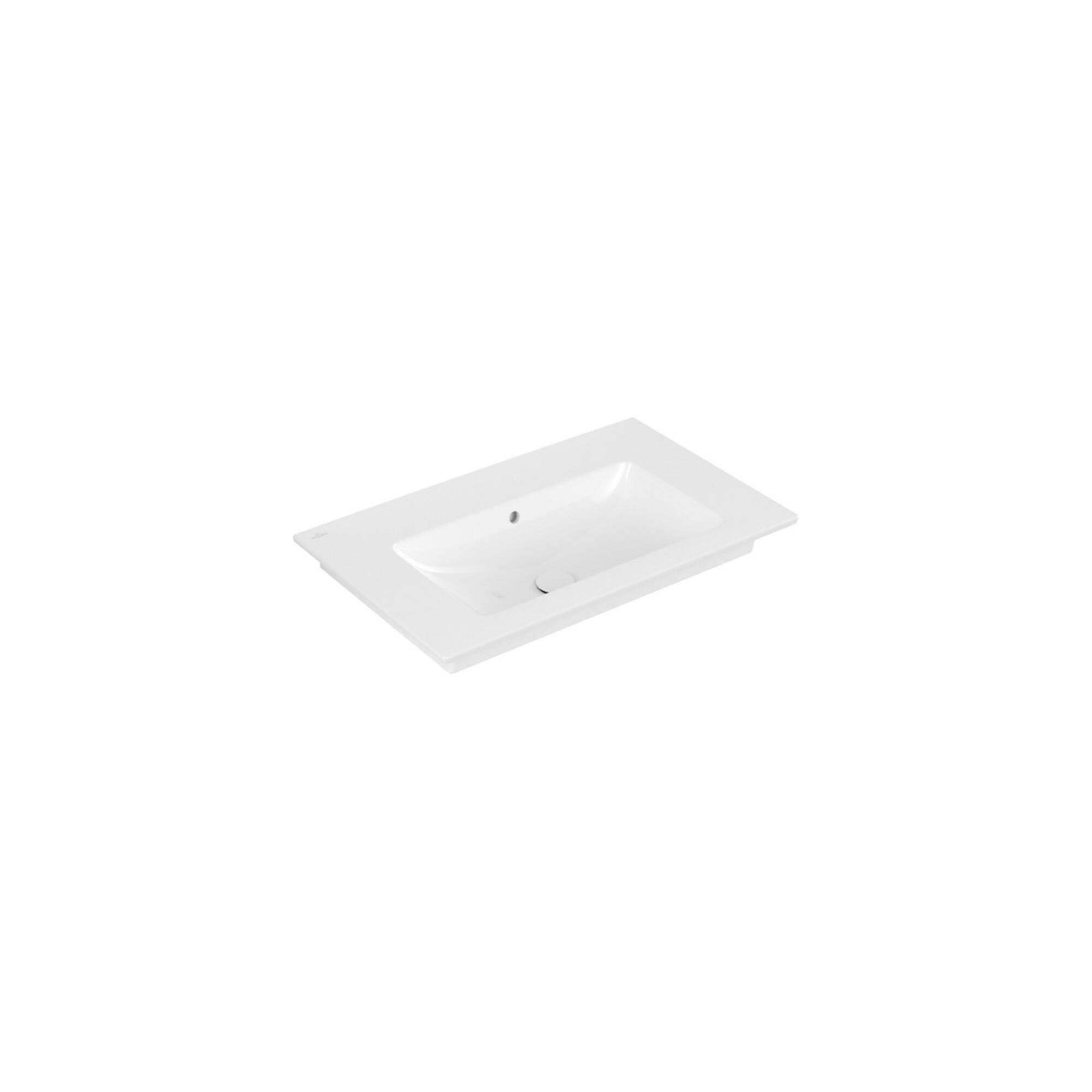 V&B MöBelwaschtisch Venticello 80X50Cm, O. Hl, M ÜBerlauf, Weiß C-Plus ; Villeroy & Boch (41048JR1)