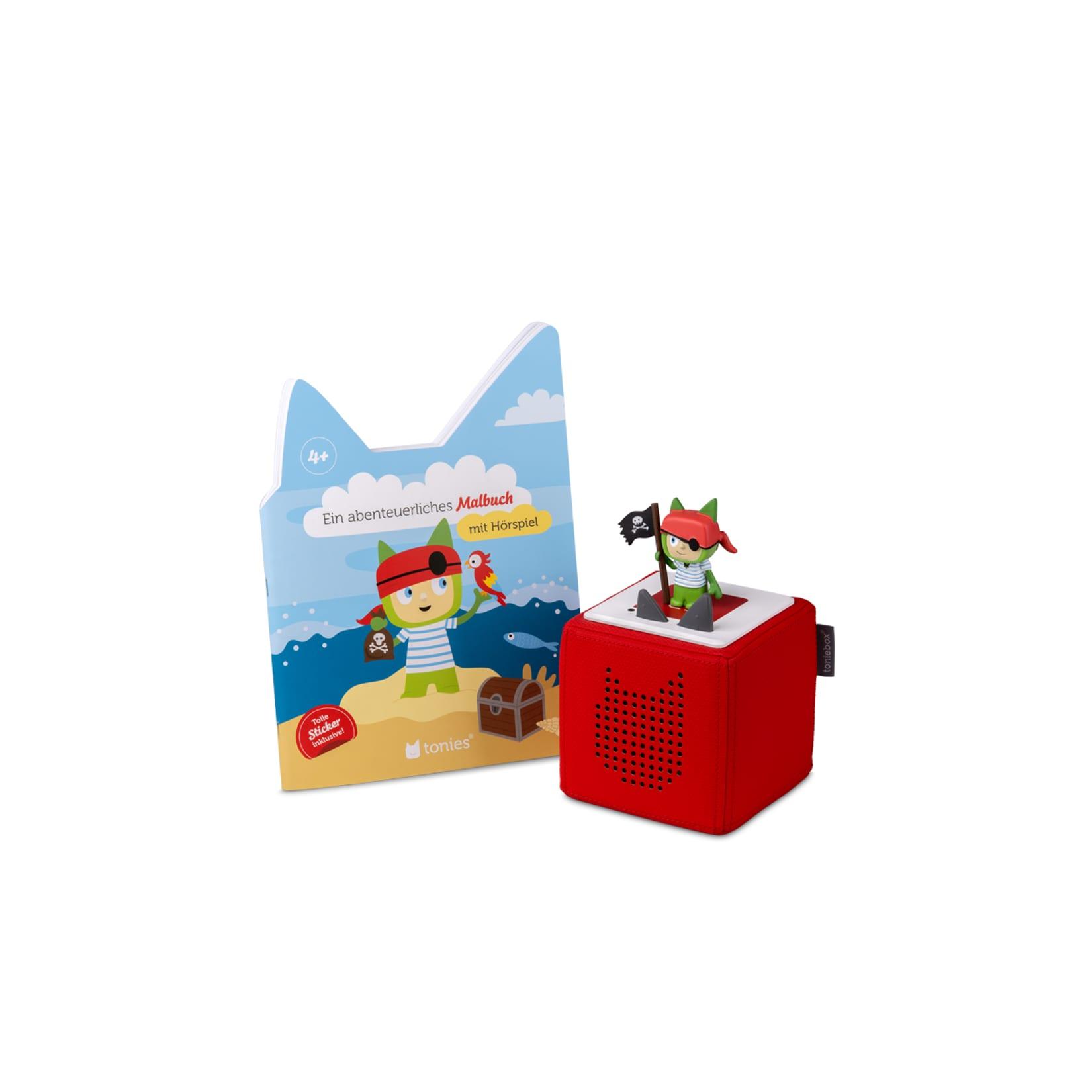 tonies Hören+ Pirat Malbuch-Bundle