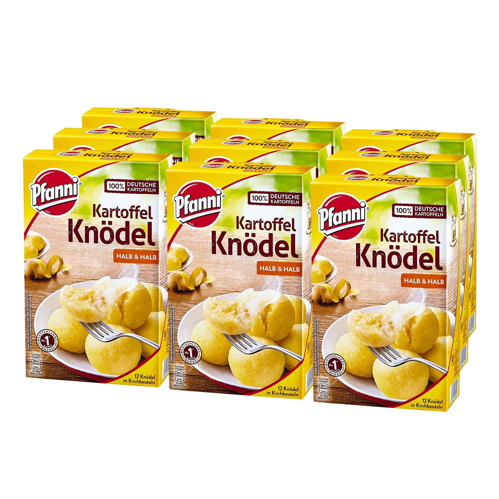 Pfanni Kartoffelknödel halb & halb 200 g, 9er Pack