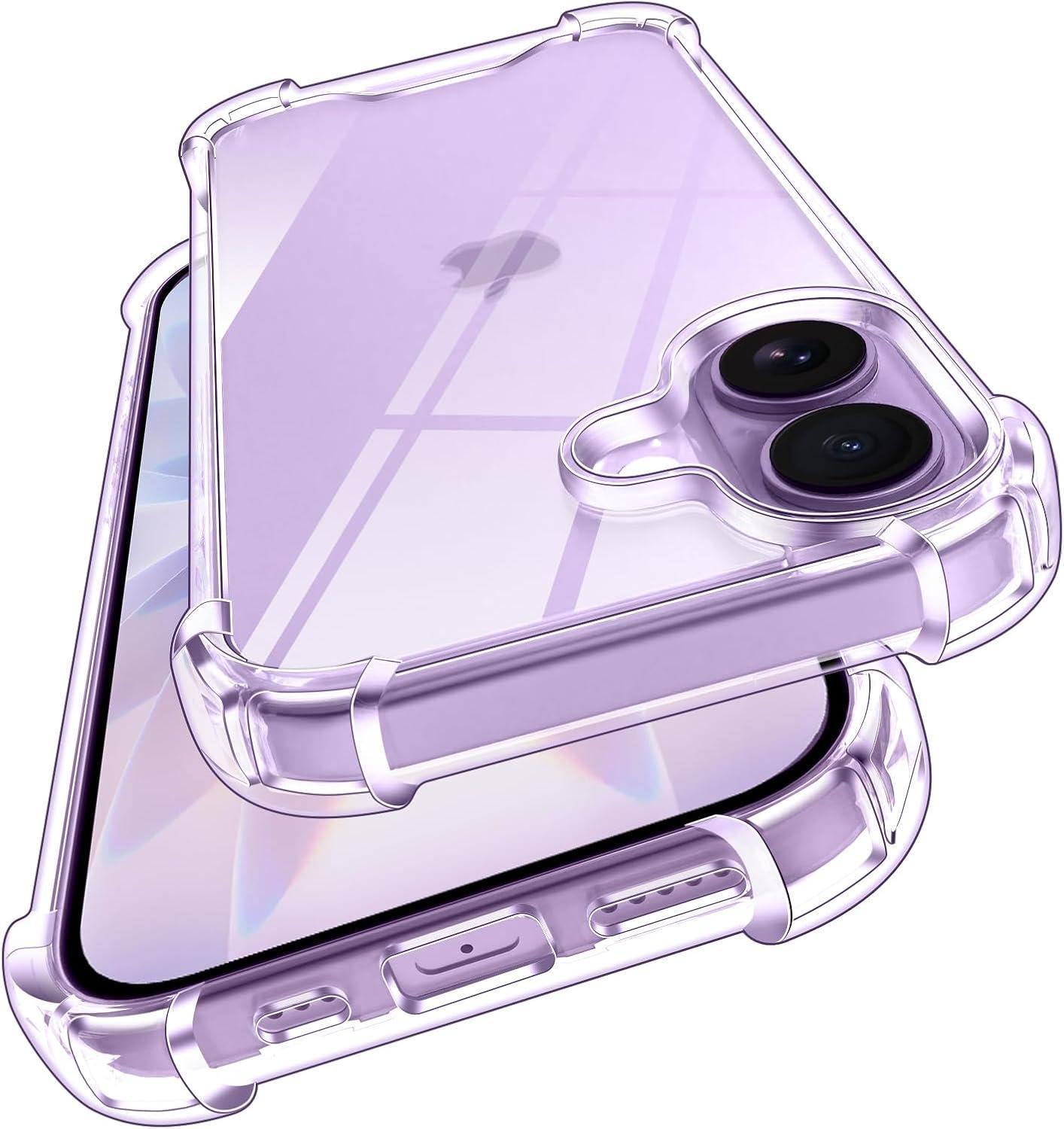 Iphone 17 Custodia Avana Custodia Protettiva Clear Transparent Bumper Case Trasparente