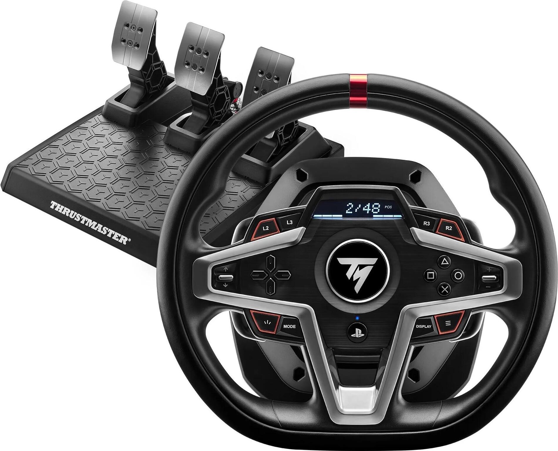 Thrustmaster T248 Sterzo + Pedali Pc Playstation 4 Playstation 5 Nero