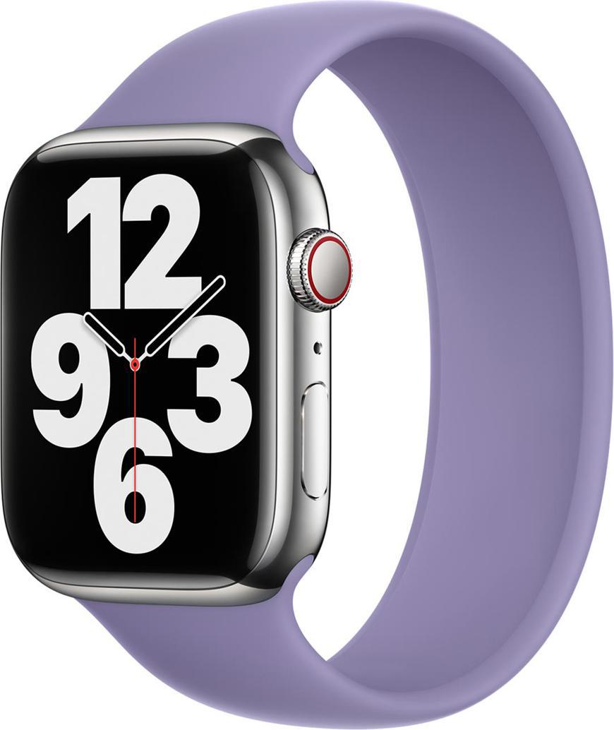 Cinturino Apple Solo In Silicone Per Apple Watch | 38/40/41/42 Mm - Taglia 6 - Lavanda Inglese