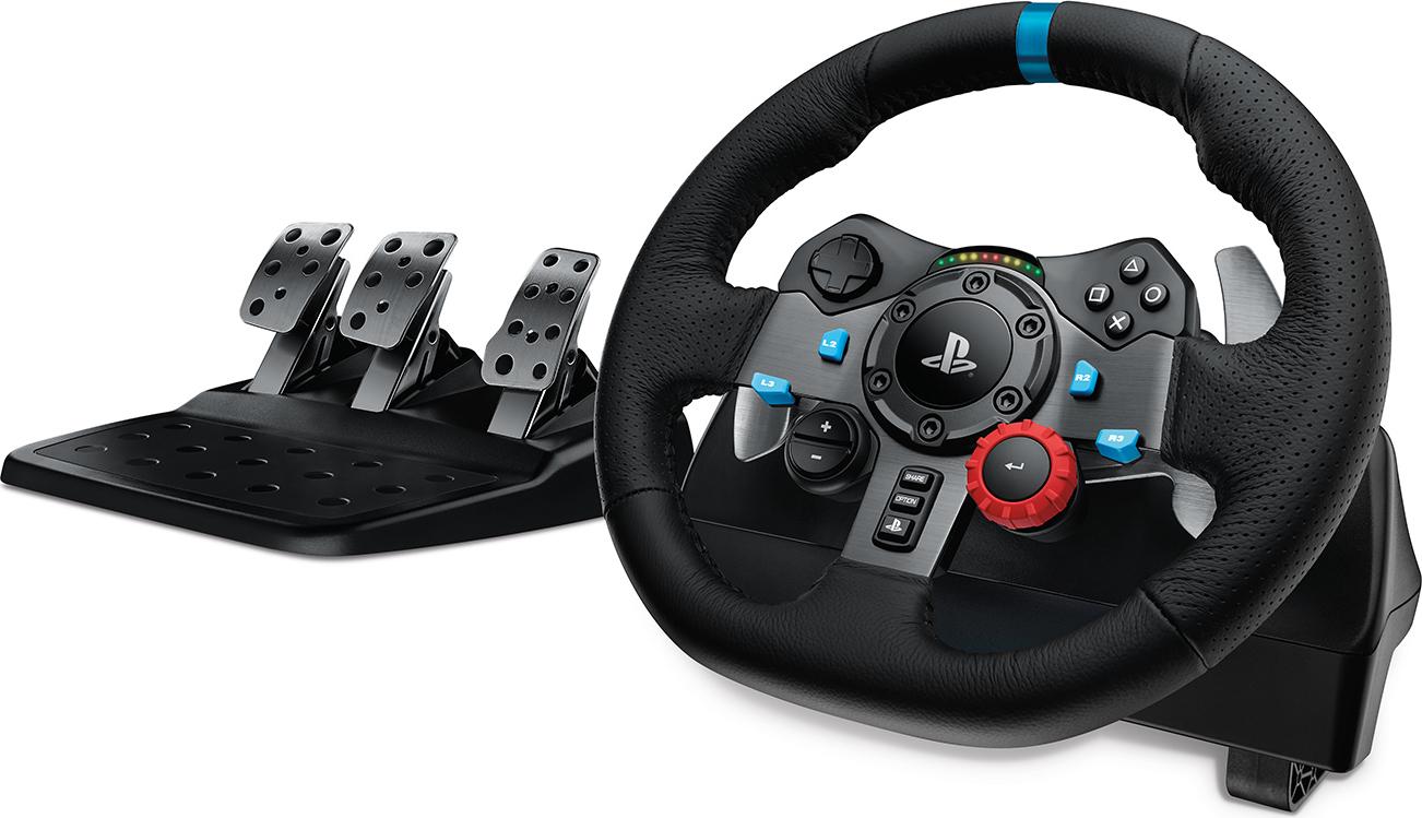 Logitech G 941-000113 - Volante + Pedali - Pc - Playstation 4 - Playstation 5 - Playstation 3 - D-Pad - Ana