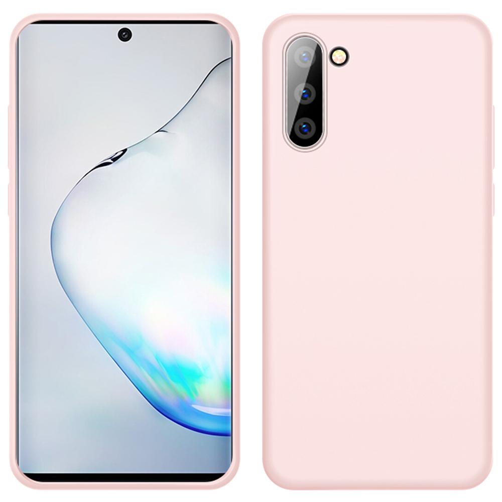 Custodia Galaxy Note 10, Custodia In Silicone Liquido Antiurto E Antigraffio Per Samsung Galaxy Note 10 Rosa