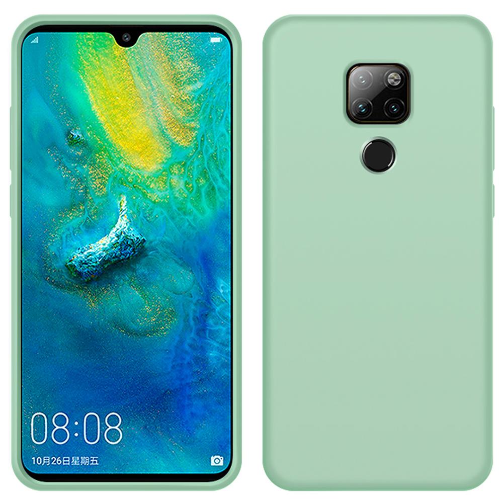 Custodia Huawei Mate 20, Custodia In Silicone Liquido Resistente Agli Urti E Ai Graffi Per Huawei Mate 20 Verde