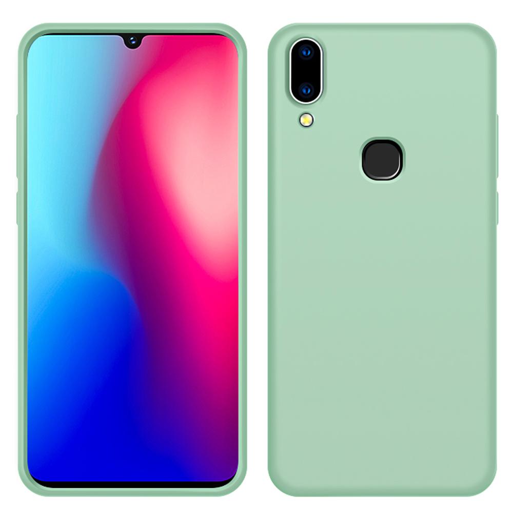 Custodia Per Vivo Z3I, Custodia Protettiva In Silicone Liquido Resistente Agli Urti E Ai Graffi Per Vivo Z3I Green