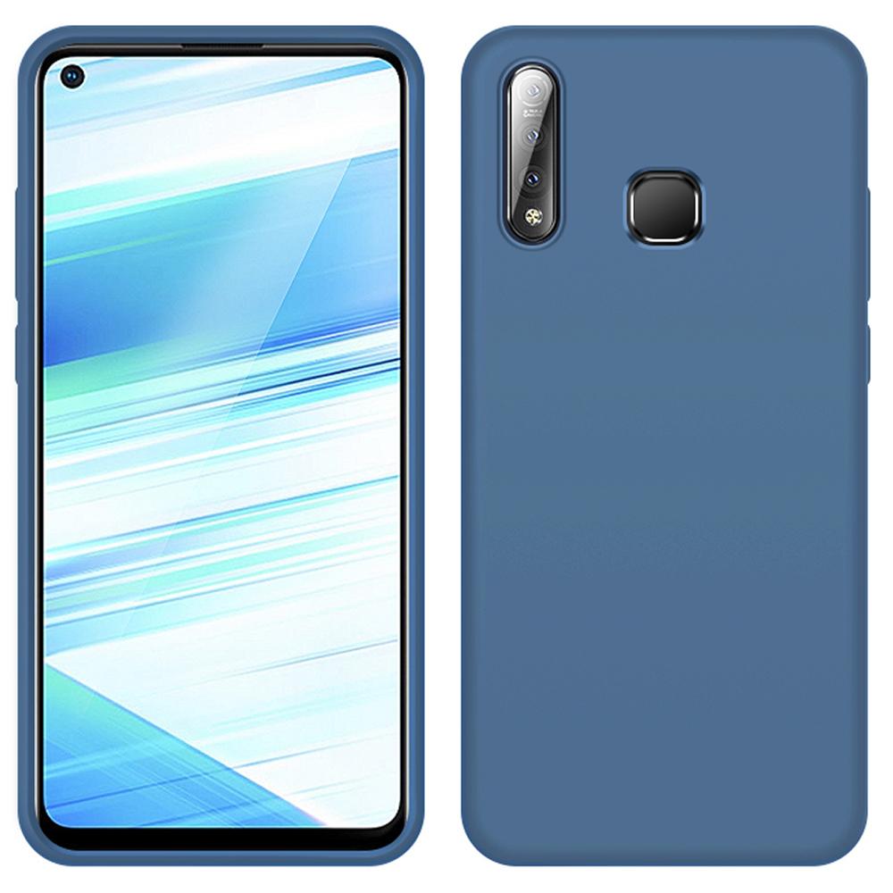 Custodia Vivo Z5X, Custodia Protettiva In Silicone Liquido Resistente Agli Urti E Ai Graffi Per Vivo Z5X Blu