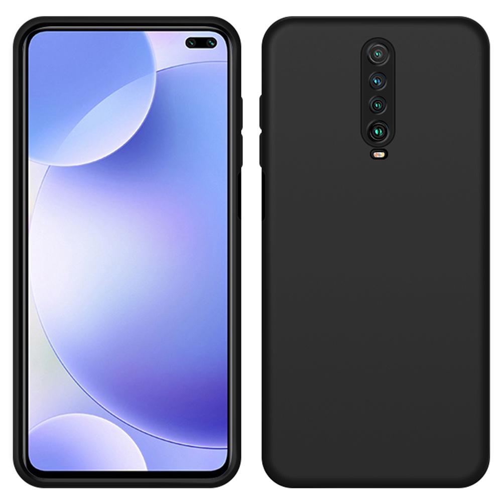 Custodia Redmi K30, Custodia Protettiva In Silicone Liquido Resistente Agli Urti E Ai Graffi Per Xiaomi Redmi K30 Nero