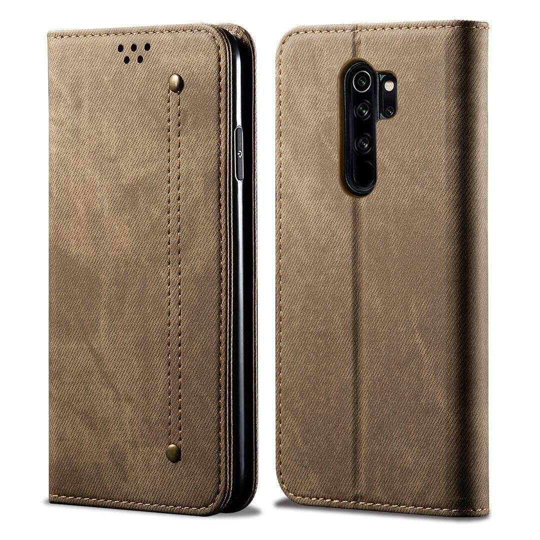 Custodia Redmi Note 8 Pro, Custodia A Portafoglio In Pelle Con Chiusura Magnetica E Custodia Con Funzione Stand Per Xiaomi Redmi Note 8 Pro Khaki