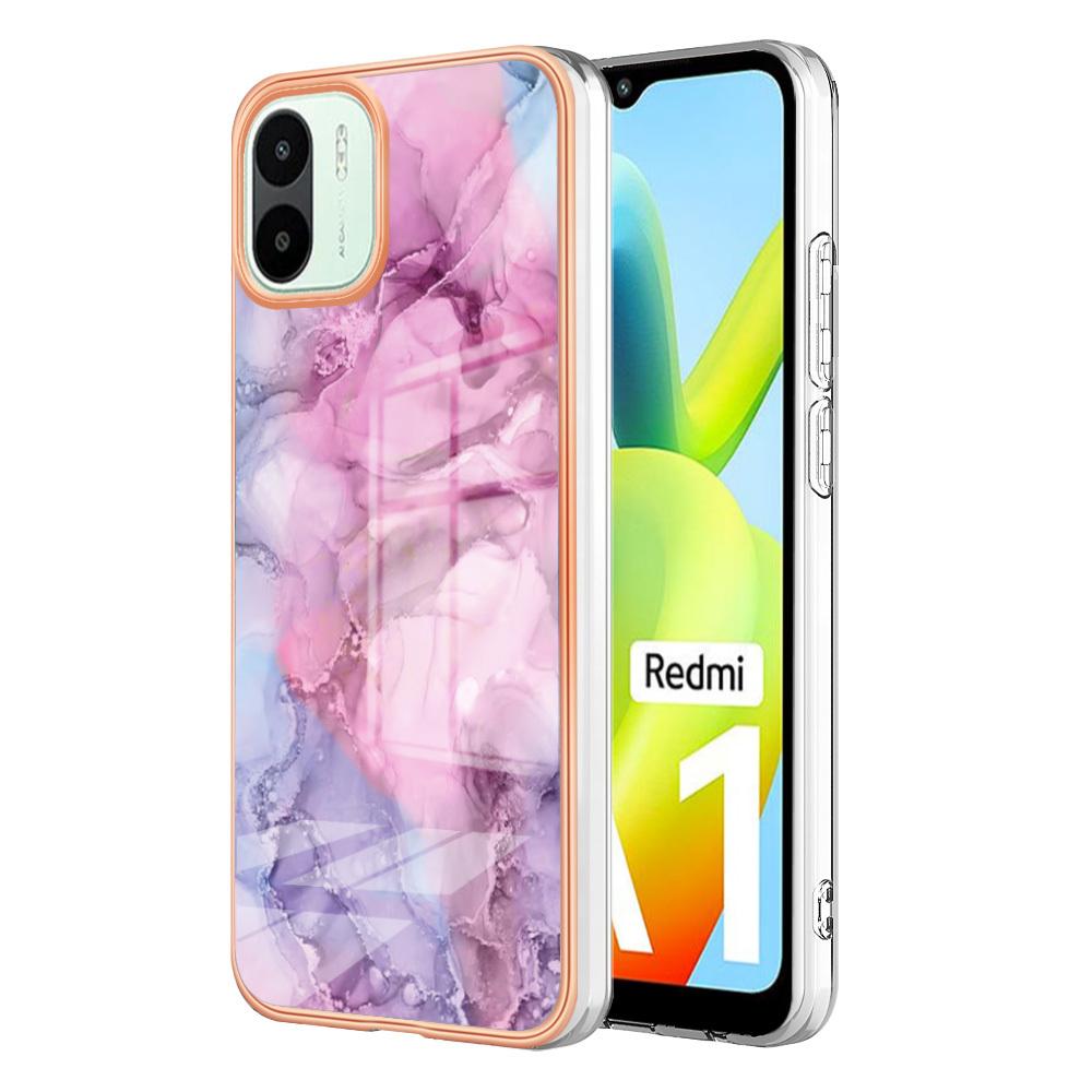 Custodia Per Xiaomi Redmi A1, Custodia In Silicone Tpu A Fantasia, Paraurti Antiurto Rosa