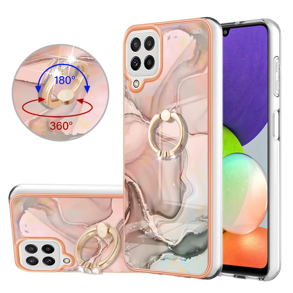 Custodia Per Samsung Galaxy A22 4G, Custodia Protettiva In Silicone Tpu A Fantasia Con Supporto Ad Anello CrèMe