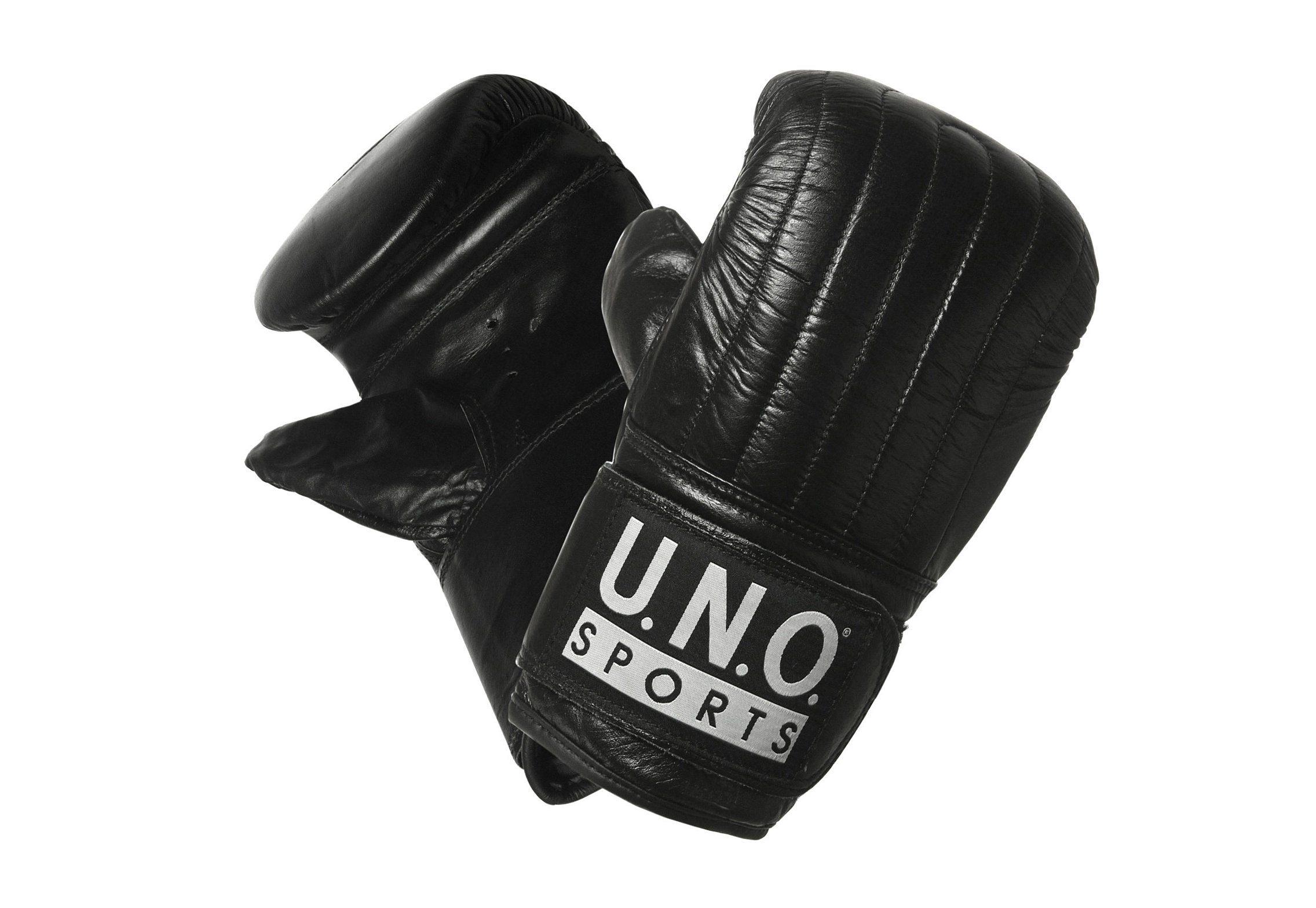 Boxhandschuhe U.N.O. Sports "Punch" Gr. S, Schwarz, Boxhandschuhe, S, Obermaterial: 100% Rindsleder