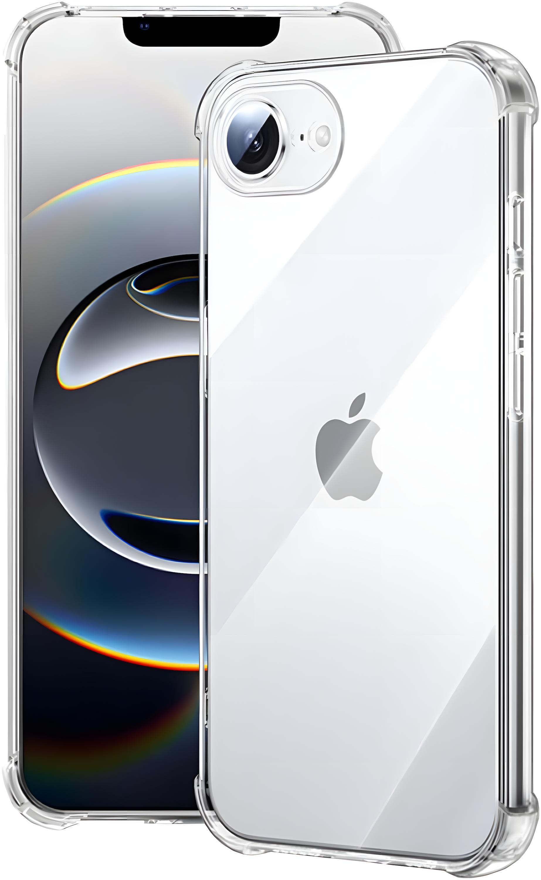 Iphone 16E Custodia Avana Custodia Protettiva Clear Transparent Bumper Case Trasparente