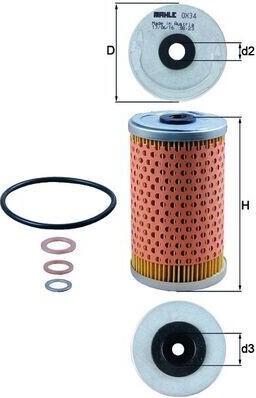 Knecht Ox 34D ÖLfilter