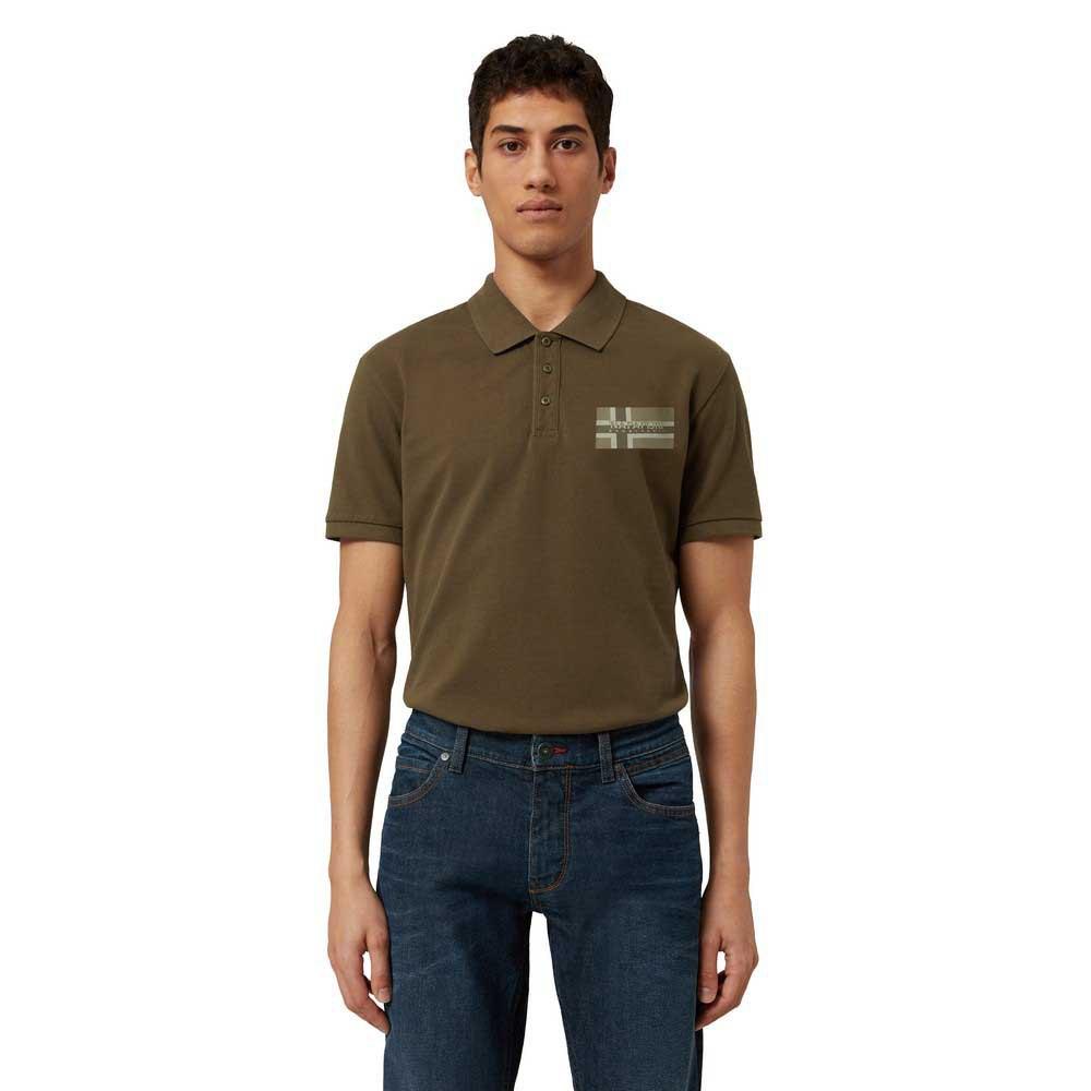Polo Uomo T-Shirt Manica Corta Maglietta Cotone Napapijri Articolo NP0A4E2K Eovico, GW11 Green Way, Xxl, Cotone 100%