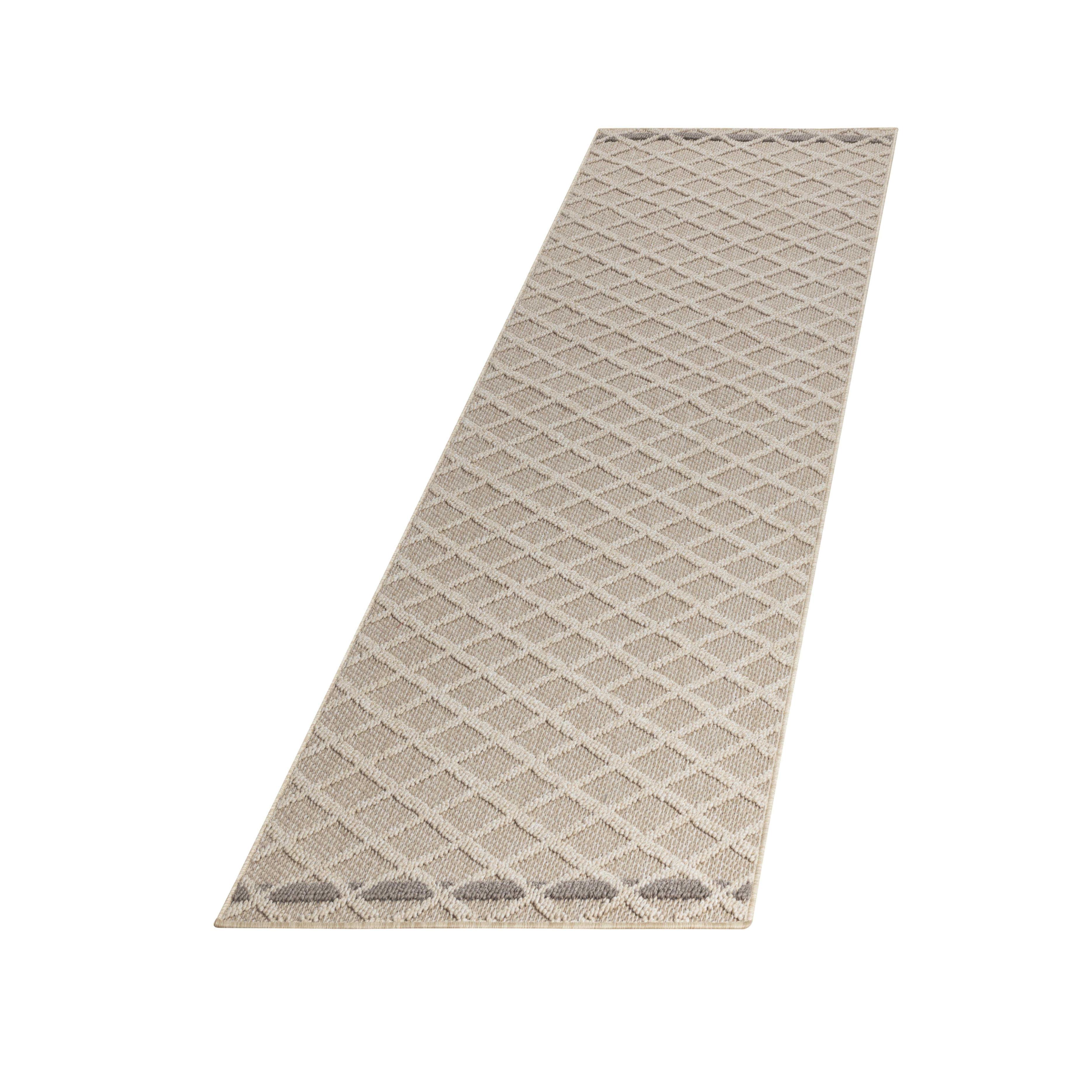 Outdoorteppich Ayyildiz Teppiche "Patara 4953", Beige, B:80Cm H:8Mm L:250Cm, Polypropylen, Teppiche, Outdoorteppich, LäUfer / Pflegeleicht / StrapazierfäHig / In- Und Outdoor Geeignet