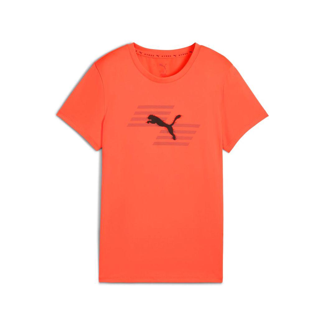 Puma Damen x Hyrox Poly Graphic Tee rot