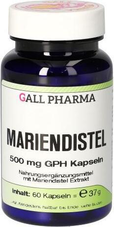 Gall Pharma Cardo Mariano 500 Mg Gph Capsule, 60 Capsule