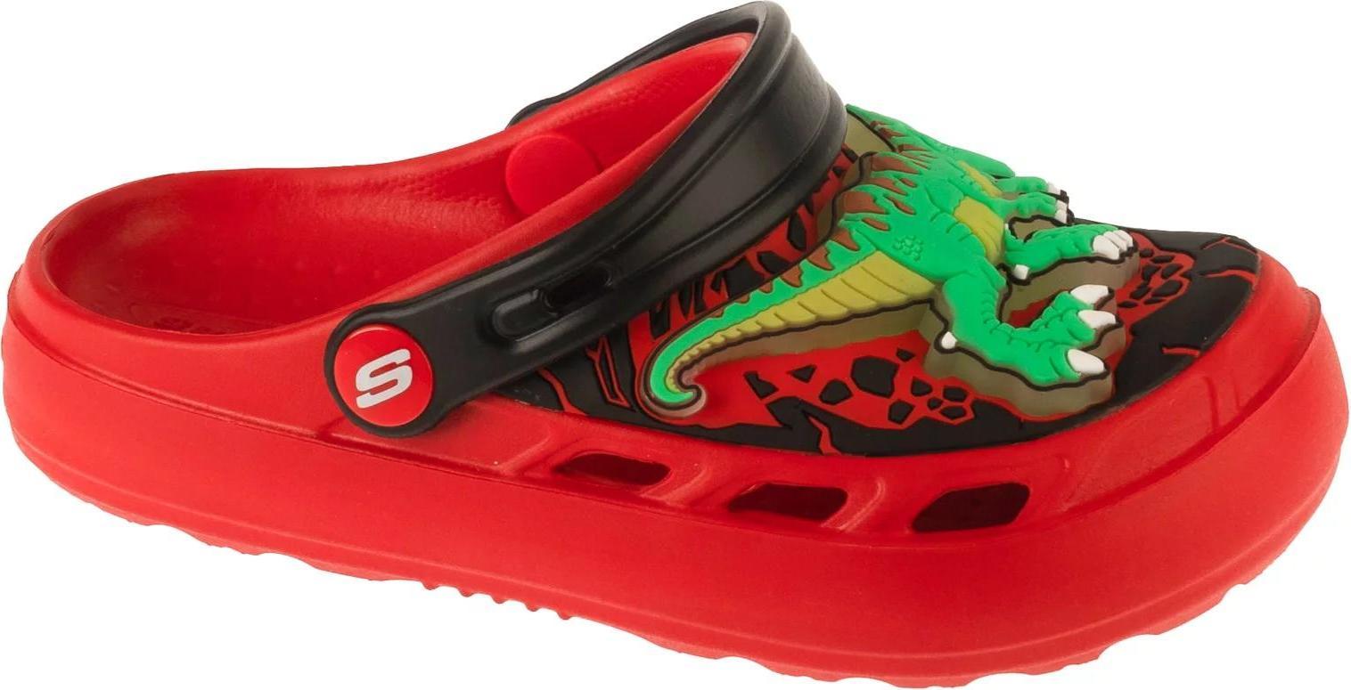 Skechers Foamies: Swifters - T-Rex-Brights 406712L-RED, Infradito, Per Bambini, Rosso