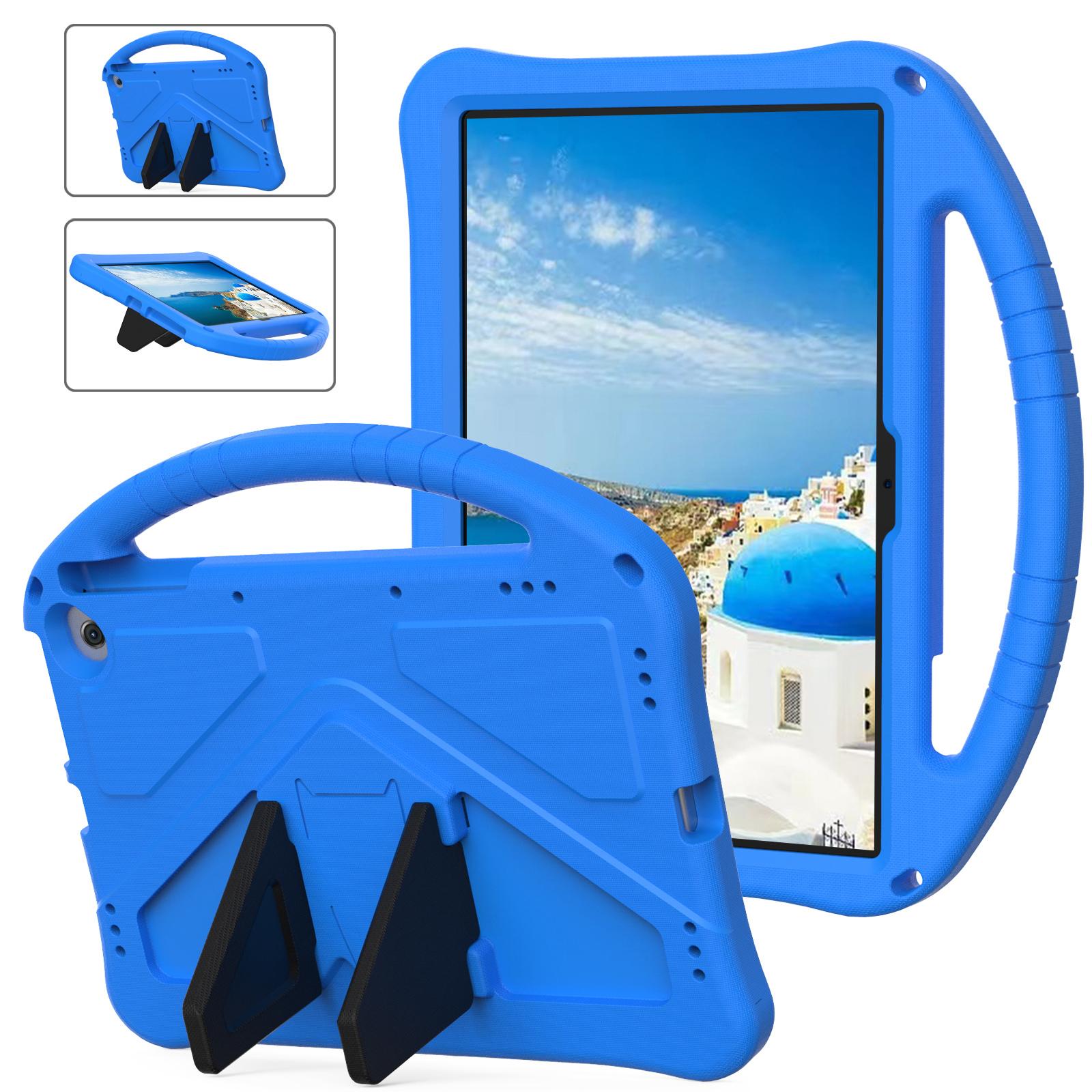 Custodia Per Bambini Per Google Pixel Tablet 11 (2023), Custodia Antiurto Leggera In Eva Con Supporto Pieghevole E Maniglia Blu
