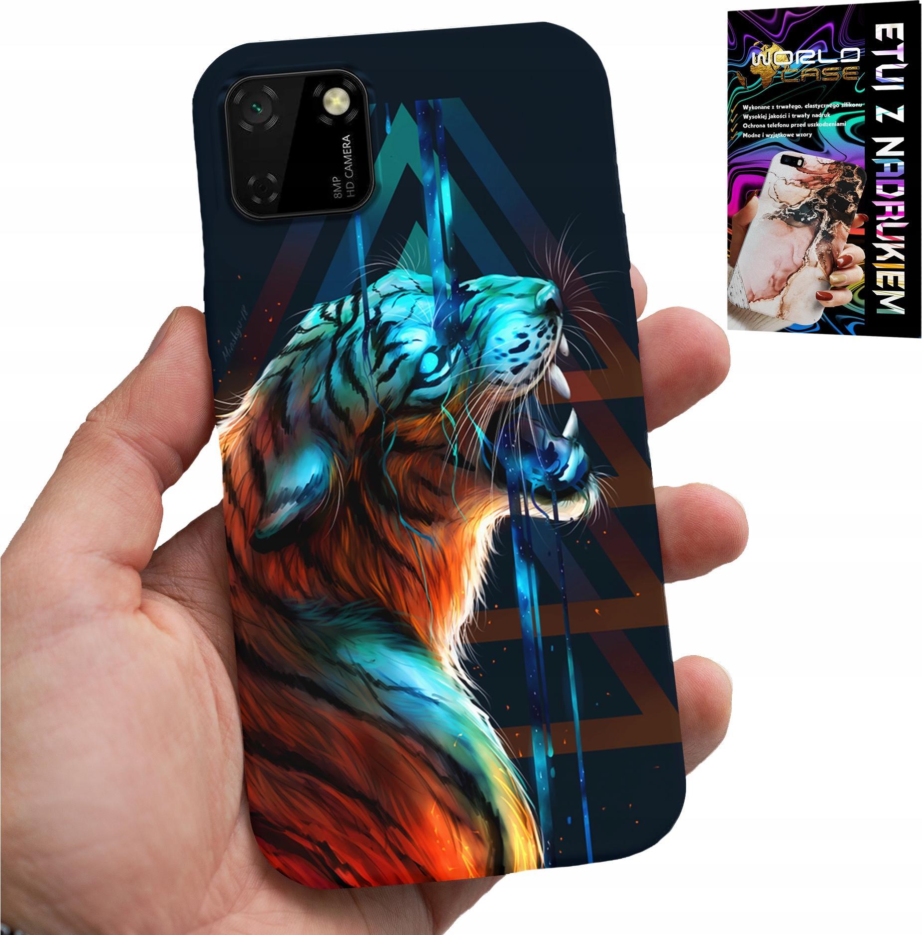 Custodia Per Huawei Y5P - Design Di Custodie Per Uomini Tigre, Custodia