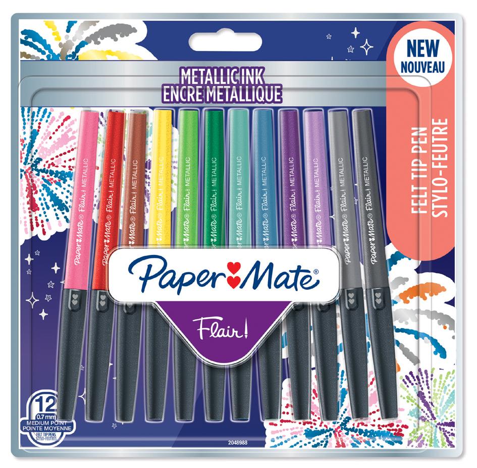Paper Mate 2137361 1X6 Paper Mate Flair Metallic Filzstifte M 0,7 Mm