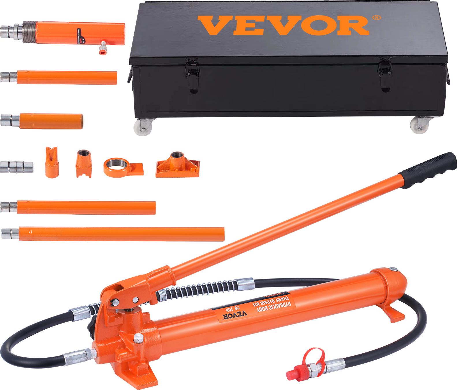 Vevor Pompa Idraulica Manuale 20T Accoppiamento Tubo Pompa A Mano Attrezzi Idraulici