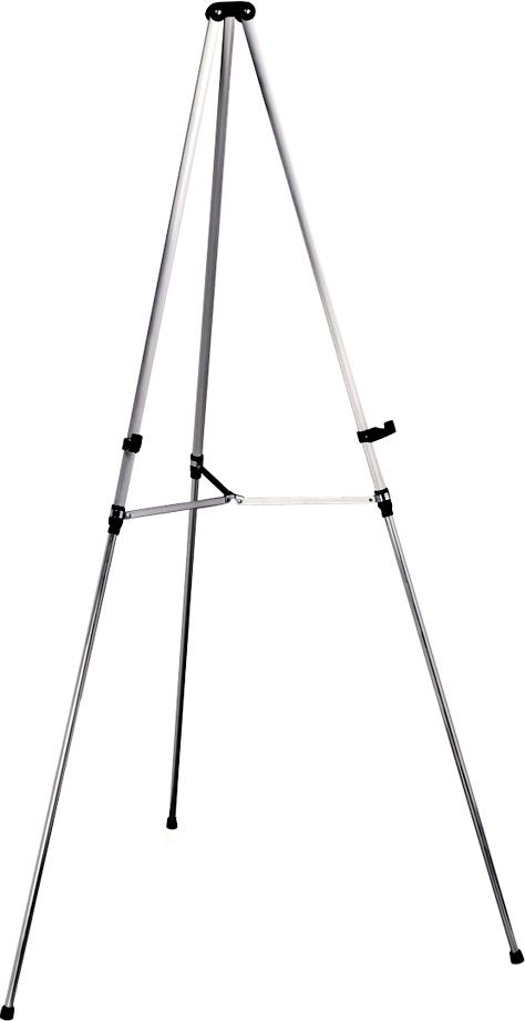 Supporto Telescopico Nobo Per Lavagna Bianca Alluminio Bianco