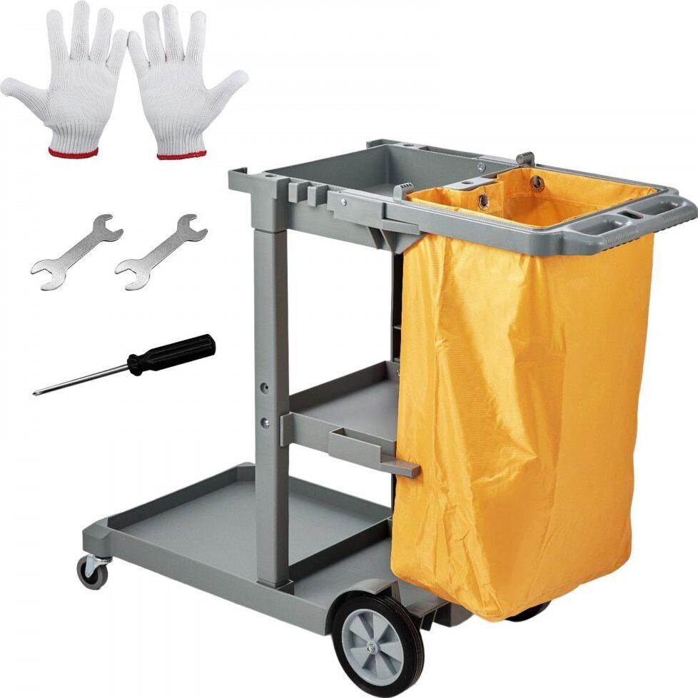 Carrello Per Le Pulizie Profi Grey - Carrello Porta Rifiuti Per Hotel Carrello Per Lo Straccio