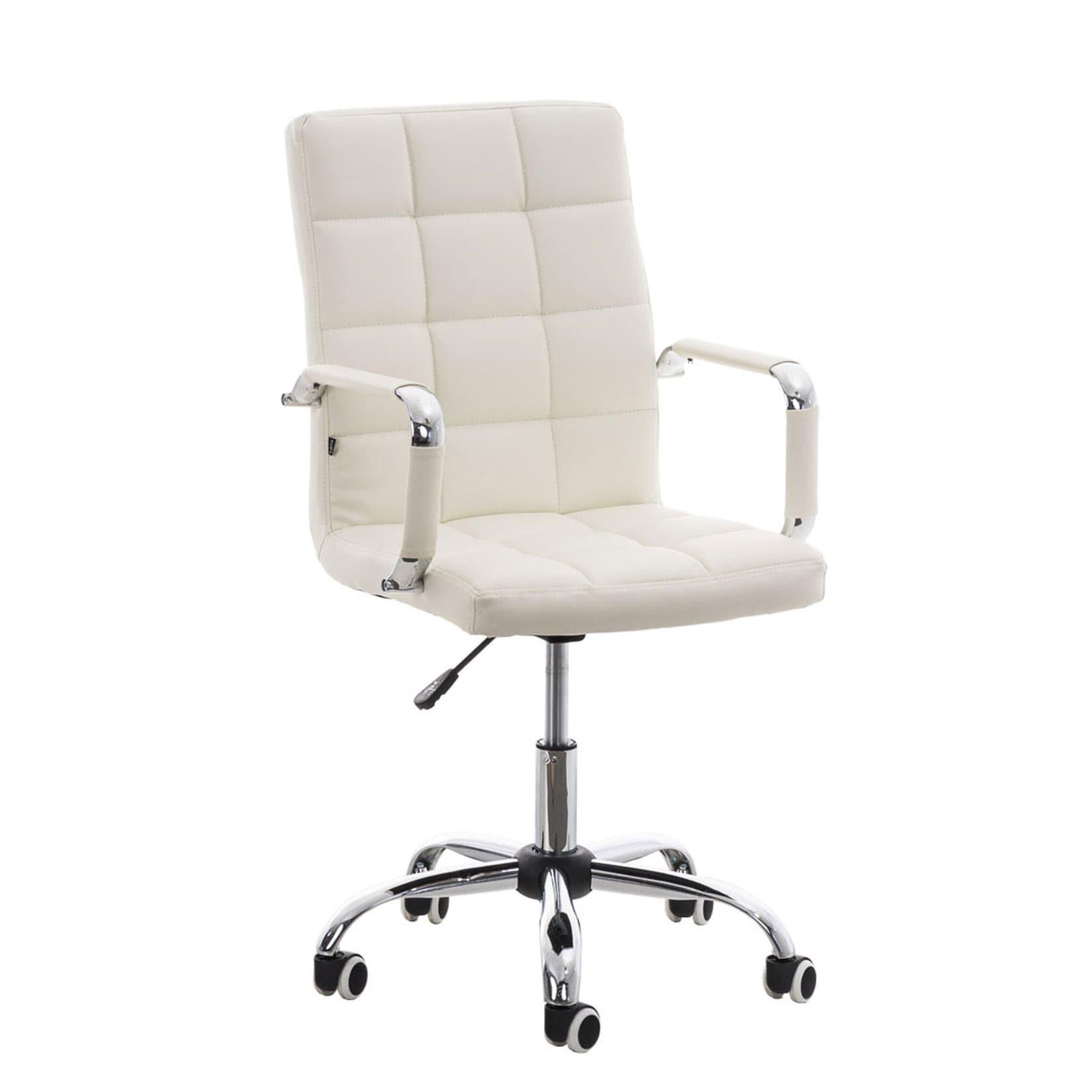 TPFLiving Bürostuhl Deal V2 Kunstleder Creme