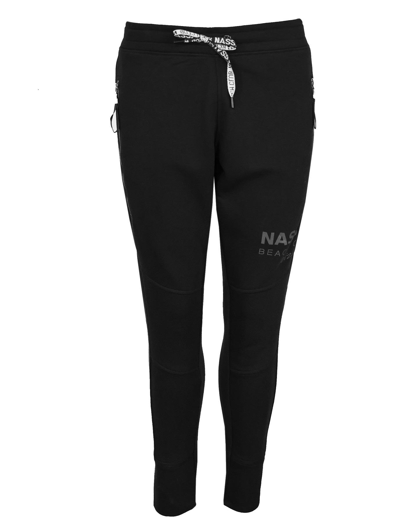 Jogginghose Nassau Beach "NB22006", Damen, Gr. Xs, Us-GrößEn, Schwarz, 60% Baumwolle, 40% Polyester, Hosen Jogginghose