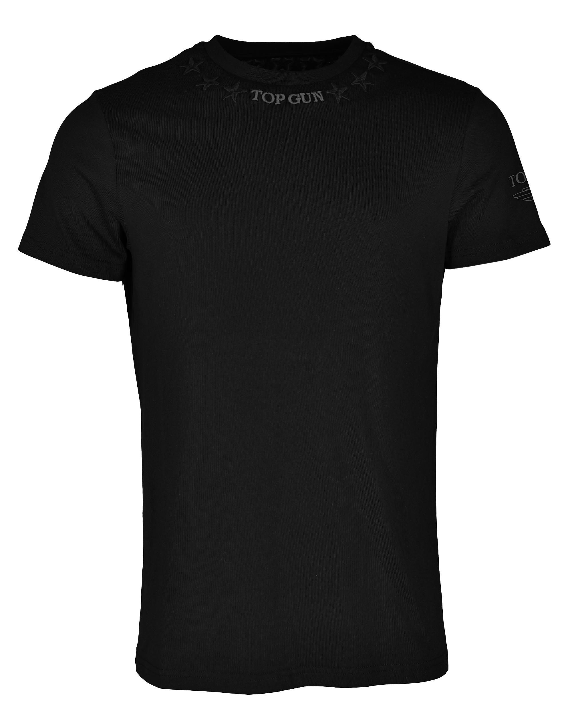 T-Shirt Top Gun "TG22001", Herren, Gr. 50M, Schwarz, Obermaterial: 100% Baumwolle, Shirts T-Shirt