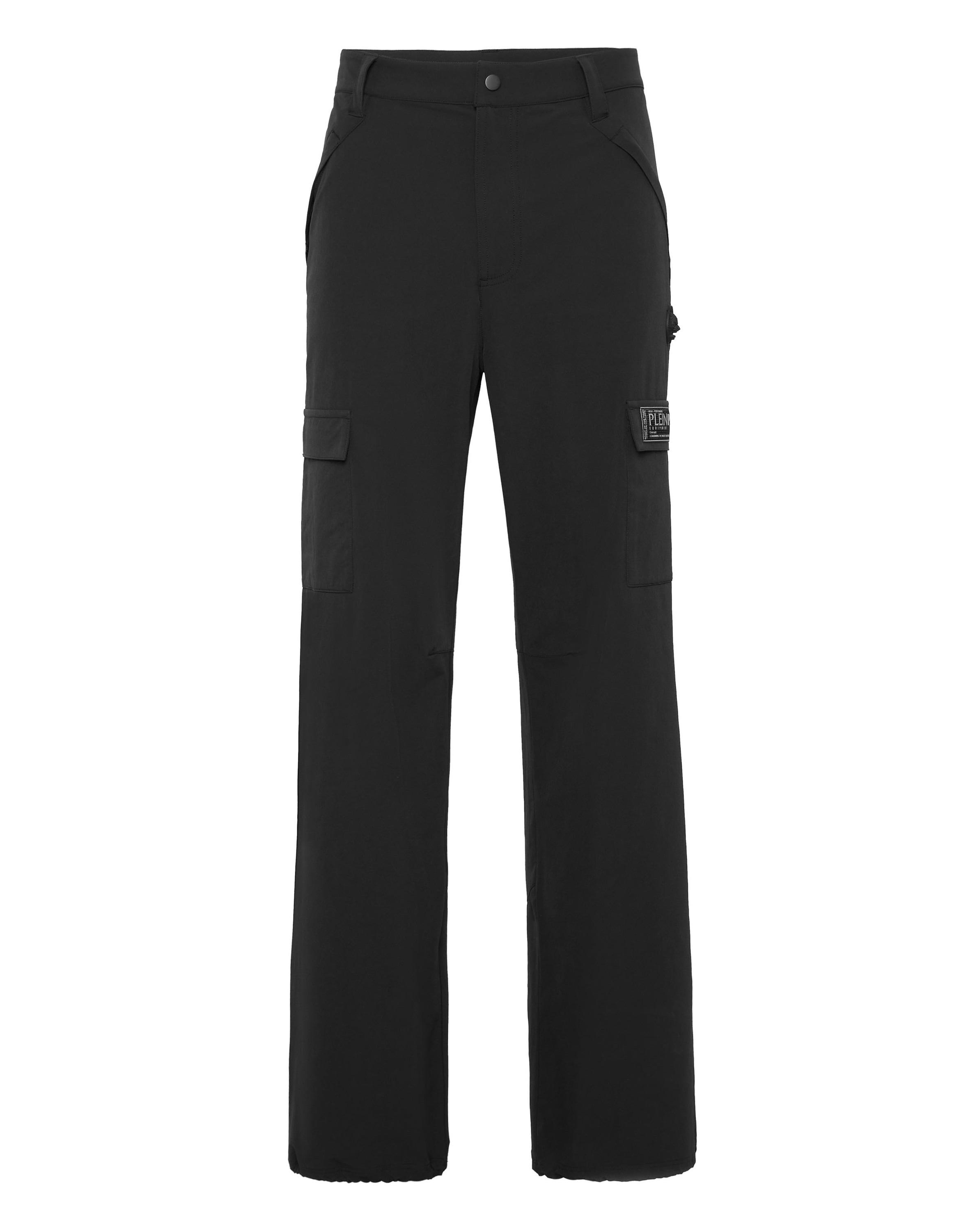 Cargohose Plein Sport "Scratch", Herren, Gr. Xxl, Us-GrößEn, Schwarz (02, Schwarz), Obermaterial: 89% Polyamid, 11% Elasthan, Hosen Cargohose